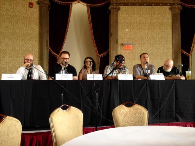 The Future of Weird Fiction panel (photo by Scott Nicolay)